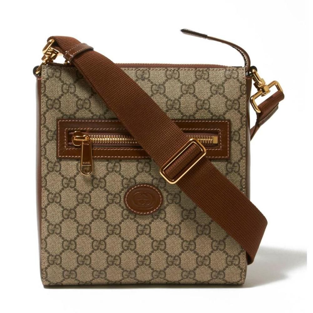 Gucci Crossbody Bag Gg Supreme Messenger Bag Beige View 2